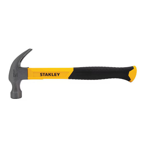 STANLEY STHT51512 Curved Claw Fiberglass Hammer 16 oz.
