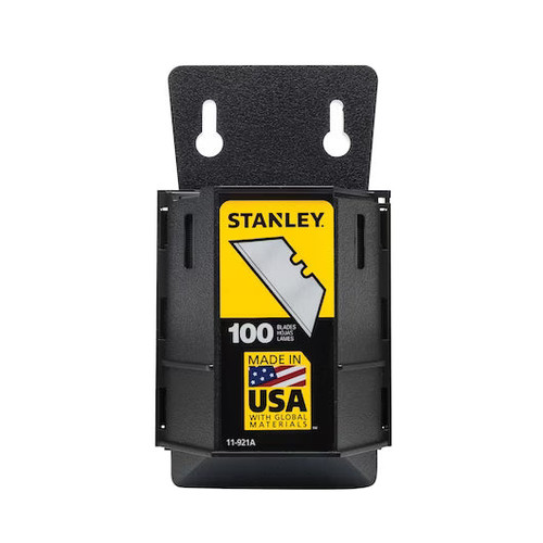 STANLEY 11-921A Heavy-Duty Utility Blades with Dispenser (100/PK)