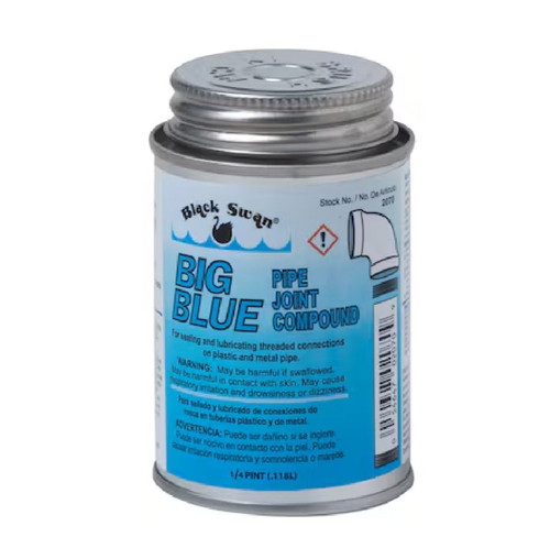 BLACK SWAN 02070 Big Blue Pipe Joint Compound, 4 oz.