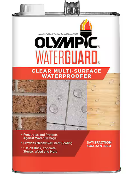 OLYMPIC Waterguard 1 gal. Clear Multi-Surface Waterproofing Sealer