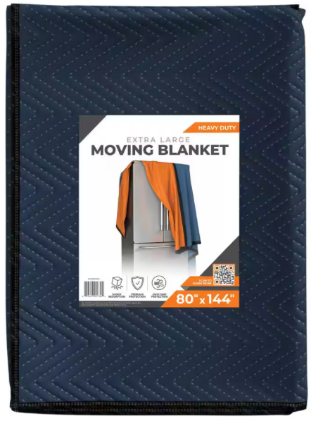 PRATT RETAIL SPECIALTIES 80 in. L x 144 in. W Extra-Large Premium Moving Blanket