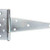 Tuff Stuff 86288 Zinc Plated Extra Heavy Duty 8" T-Hinges (1 Pair)