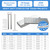 MEITE 18 Gauge 1/4 in. x 3/4 in. Narrow Crown Staples Heavy Duty Galvanized Staples (4,000 PCS)
