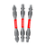 DIABLO DDEV25-S3 2-1/2 in. Double-Ended Phillips, Square and Torx Drive Bit Set (3-Piece)