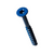 Titen Turbo 3/16 in. x 3-1/4 in. Flat Head Simpson Concrete Screws, Blue (75-Pack)