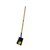 G-FORCE 52898 Square Point Shovel 58 in. Wood Handle Rubber Grip