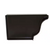 5 in. Black Aluminum Left End Cap - Left