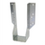 Simpson HU Galvanized Heavy Face-Mount Joist Hanger for 3x8 Lumber