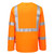 PORTWEST S199ORRXL - Hi-Vis Pocketless T-Shirt L/S - Orange - XL