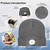 Rechargeable LED Beanie, Unisex Knitted Hat with Headlamp