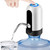 5 Gallon Water Bottle Dispenser, USB Charging Water Bottle Pump, Portable Water Dispenser Pump for Camping (White)