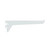 12 in. Single Track Bracket - White