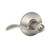 Accent Privacy Door Lever - Satin Nickel