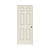 30 in. x 78 in. LH Colonist Primed Textured Composite MDF Prehung Door w/Split Jamb, Hollow-Core, Left-Hand