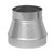 8 in. x 6 in. Duct Reducer No Crimp - 30 Ga.