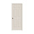 28 in. x 80 in. RH 6 Panel Colonist Primed Textured MDF Prehung Door, Hollow-Core, Right-Hand