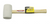 G-FORCE White Rubber Mallet Wood Handle 16 oz.