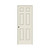 30 in. x 78 in. RH Colonist Primed Textured Composite MDF Prehung Door w/Split Jamb, Hollow-Core, Right-Hand