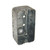 4 in. x 2 in. Electrical Box with Raised Ground