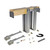 28 in. to 36 in. x 80 in. Steel Pocket Door Frame with Soft Close & Open
