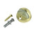 Adjustable Floor Door Stop - Bright Brass