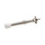 3 in. Light Duty Spring Door Stop - Satin Nickel