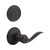Tustin Venetian Bronze Exterior Entry Door Handle and Single Cylinder Deadbolt Combo Pack Featuring SmartKey Security