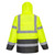 PORTWEST UH443YBRXXL - Hi-Vis Contrast Rain Jacket - Yellow/Black - XXL