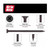 GRIP-RITE 3CDWS2M #8 x 3 in. #2 Phillips Bugle Head Coarse Thread Drywall Screws (25 lb.) (2000/Pack)