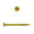 #9 x 3 in. Star Drive Flat Head Tan Deck Screws (1 lb.) (73/Pack)
