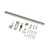 36 in. Bi-Fold Door Hardware Set with White Track