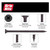 GRIP-RITE 2CDWS5 #6 x 2 in. #2 Phillips Bugle Head Coarse Thread Drywall Screws (5 lb.) (829/Pack)