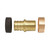 3/4 in. Brass PEX Barb Polybutylene Coupling