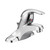 Adler 4 in. Centerset 1-Handle Low-Arc Bathroom Faucet - Chrome