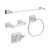 Futura 4-Piece Bath Hardware Set - Chrome