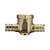 1/2 in. Brass PEX Barb x PEX Barb x FPT Drop-Ear Tee