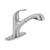 Single-Handle Pull-Out Sprayer Kitchen Faucet - Stainless Steel