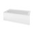 Classic 400 60 in. Rectangular Alcove Bathtub with Left Drain - High Gloss White