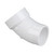 1-1/2 in. PVC DWV 45-Degree Spg x Hub Street Elbow