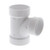 2 in. x 2 in. x 1-1/2 in. PVC DWV All Hub Sanitary Reducing Tee