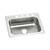 25 in. 4-Hole Single Bowl Kitchen Sink Drop-In - Stainless Steel