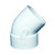 2 in. PVC DWV 45-Degree Street Elbow