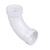 1-1/2 in. PVC DWV 90-Degree Hub x Hub Long-Turn Elbow