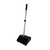 G-FORCE 44493 12 in. Black Lobby Dust Pan With Handle