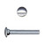 3/8 in x 6 in. Carriage Bolt - Galvanized
