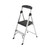 2-Step Aluminum Step Stool Ladder with 250 lbs. Type I Duty Rating