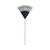 Leaf Rake Wood Handle 24 in. Poly