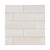 Arteko 3 in. x 12 in. Glazed Ceramic Wall Tile (12 sq. ft./Case) - Antique White