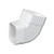 2 in. x 3 in. Vinyl B-Elbow - White