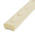 2 in. x 4 in. x 6 ft. Pressure Treated Wood Moulded Handrail